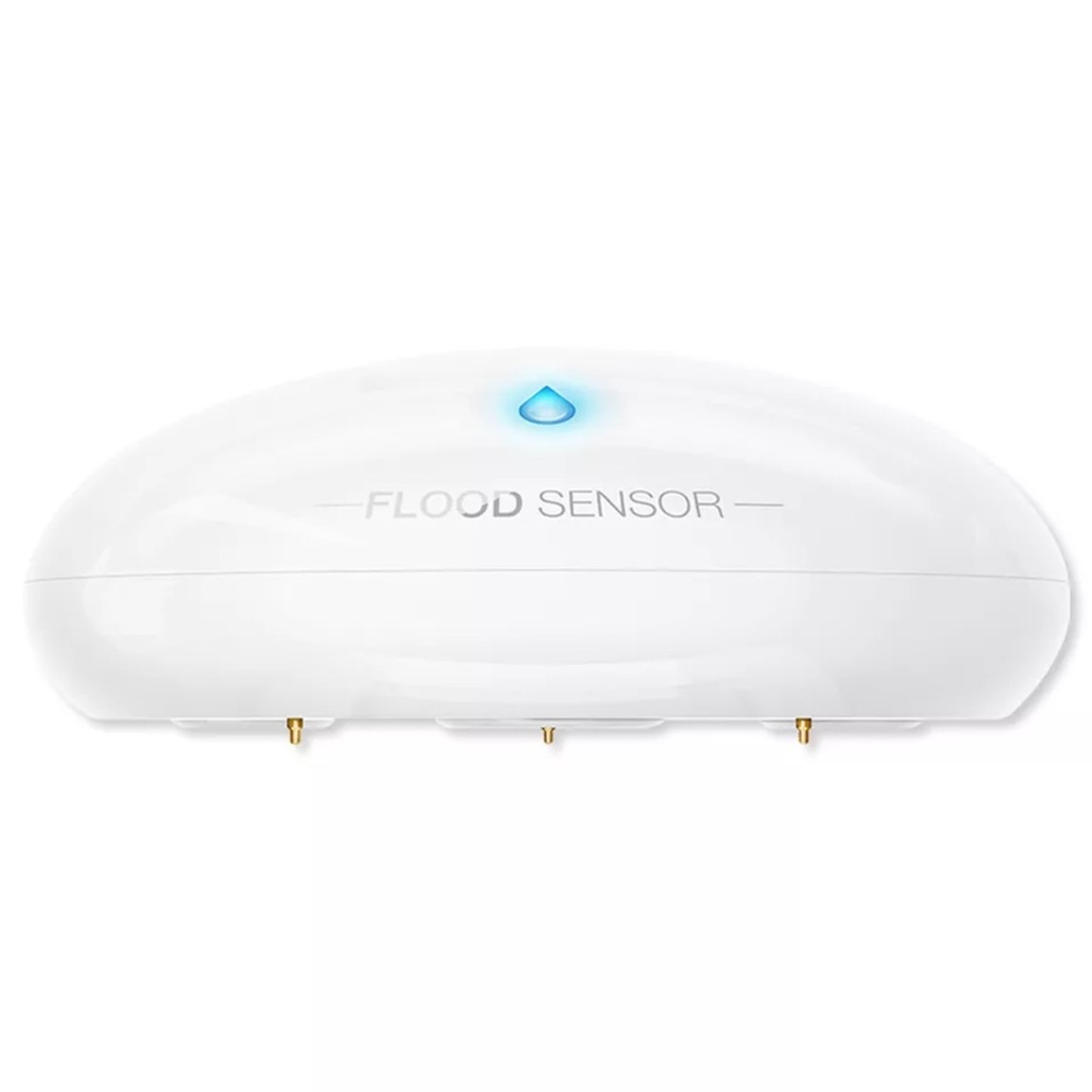 Fibaro Z Flood Sensor Z-Wave 2016 Model, 3.80" x 3.70" x 1.40", White